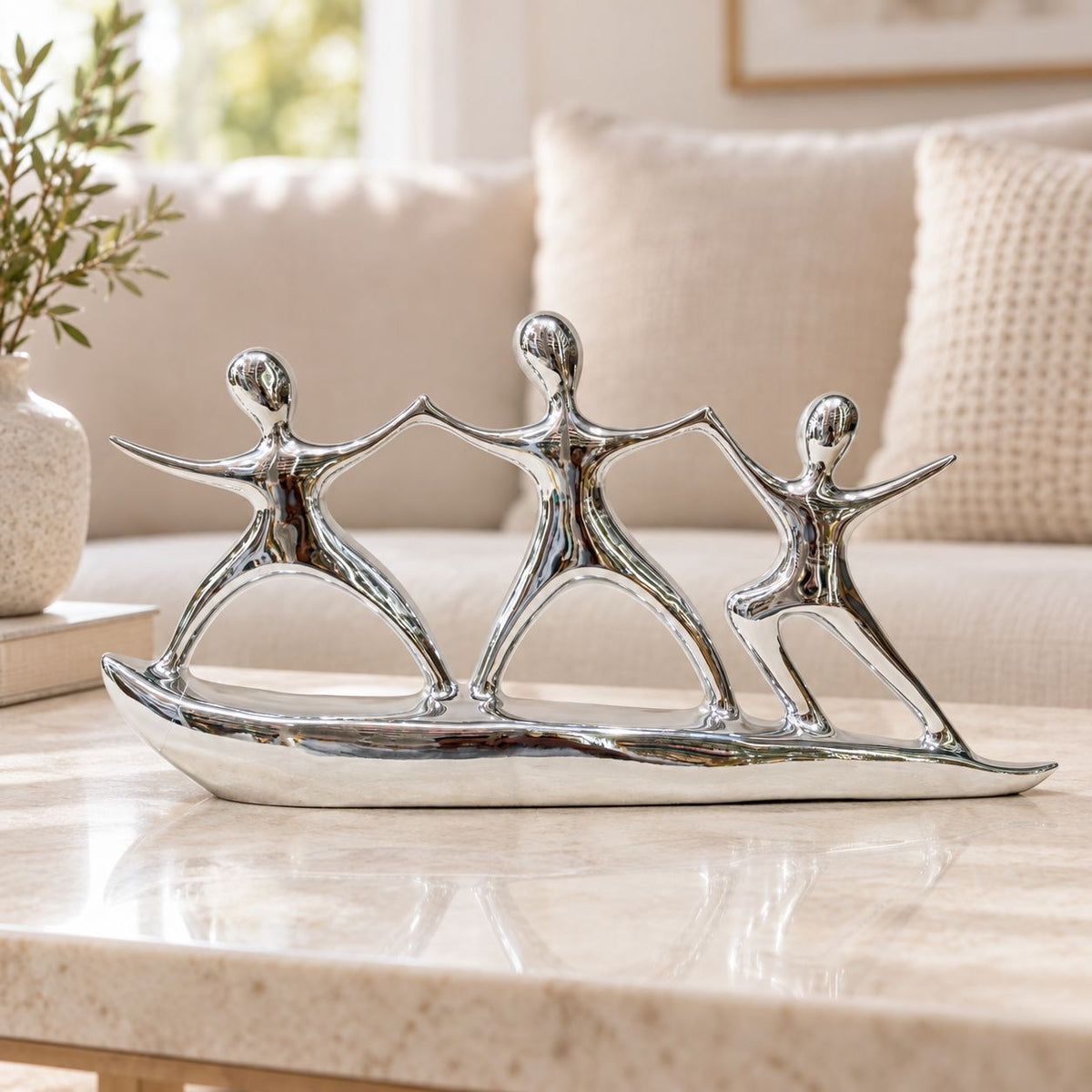 Silverline Trio People Showpiece