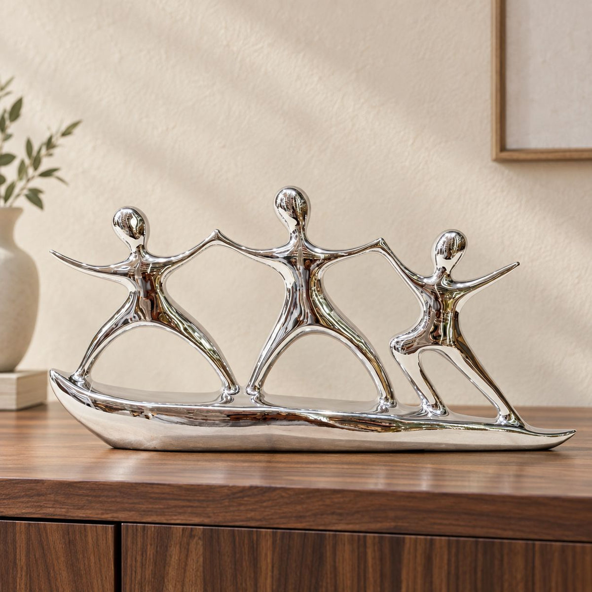Silverline Trio People Showpiece