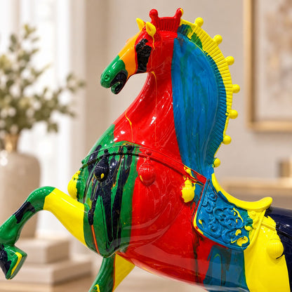 Chromatic Gallop Horse Showpiece