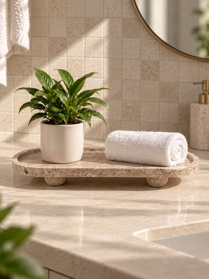 Solene Marble Tray
