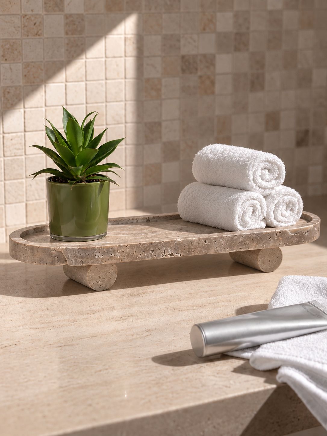 Solene Marble Tray