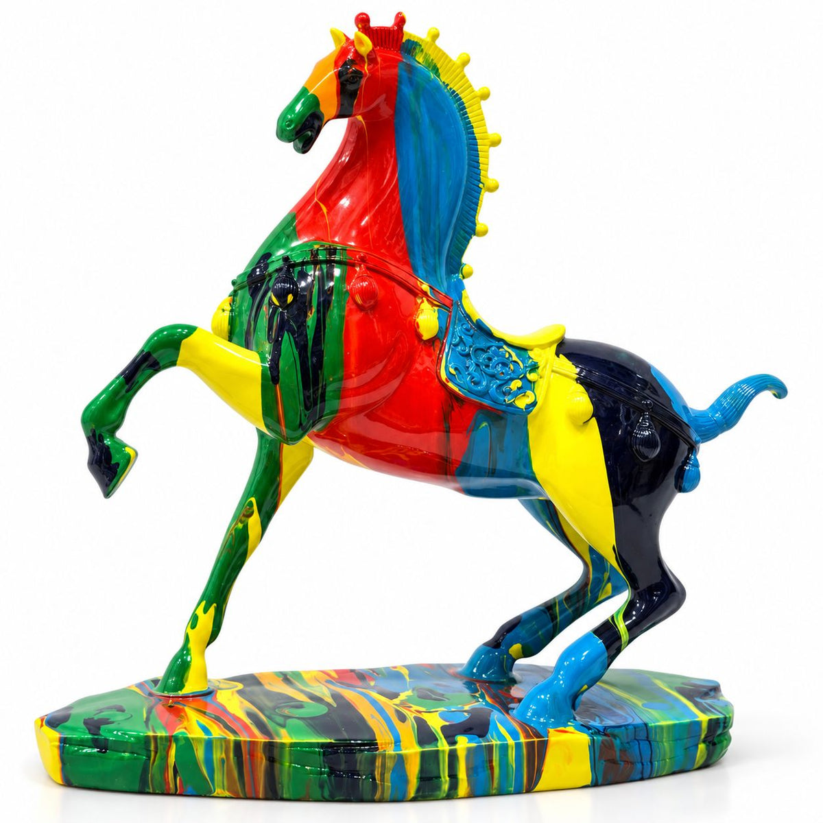 Chromatic Gallop Horse Showpiece
