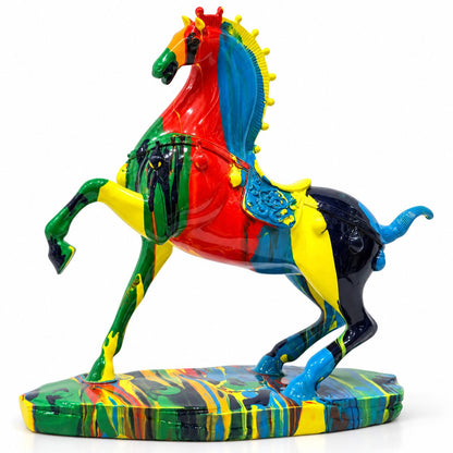 Chromatic Gallop Horse Showpiece