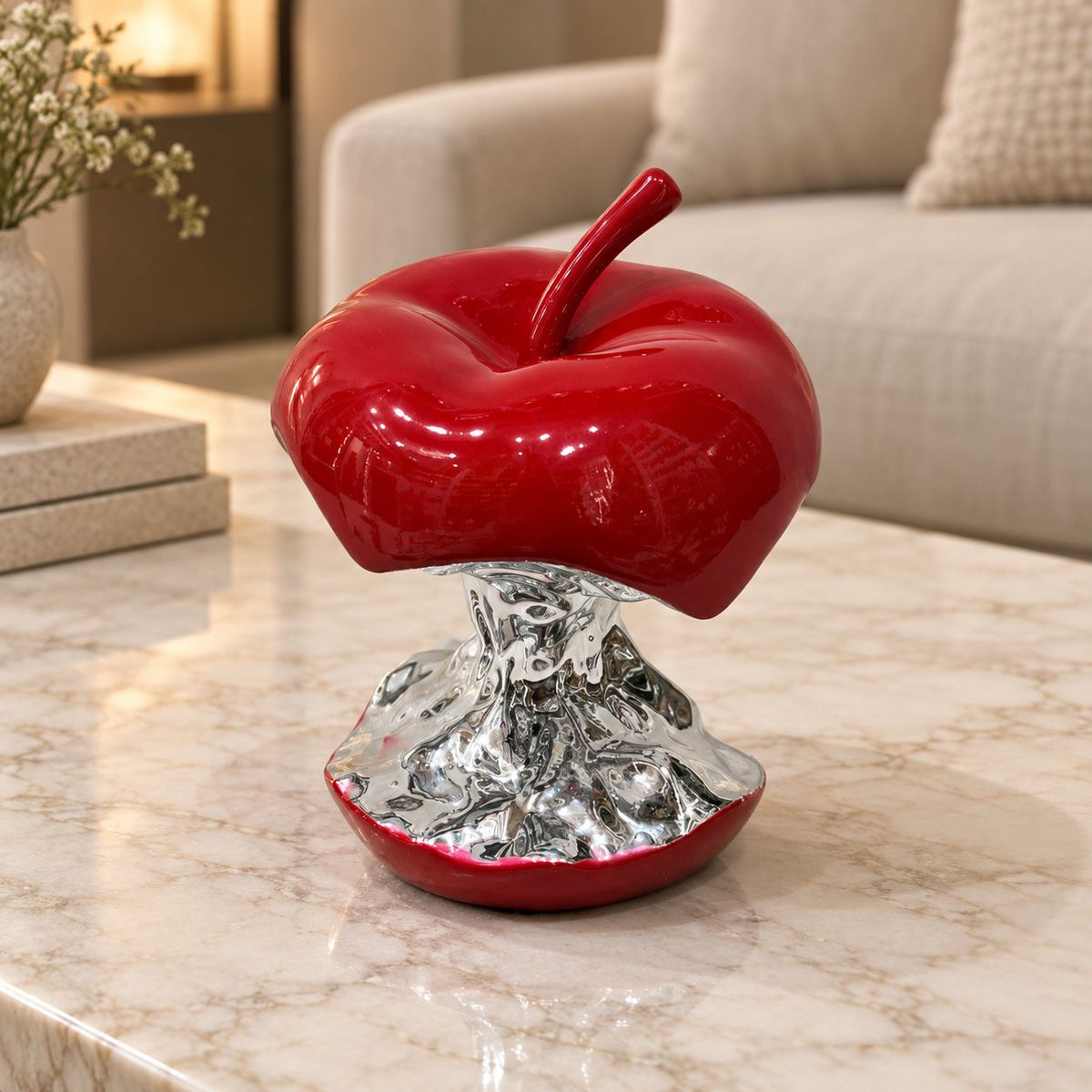 Crimson Apple Harmony Showpiece