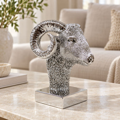 Ramora Textured Ram Sculpture