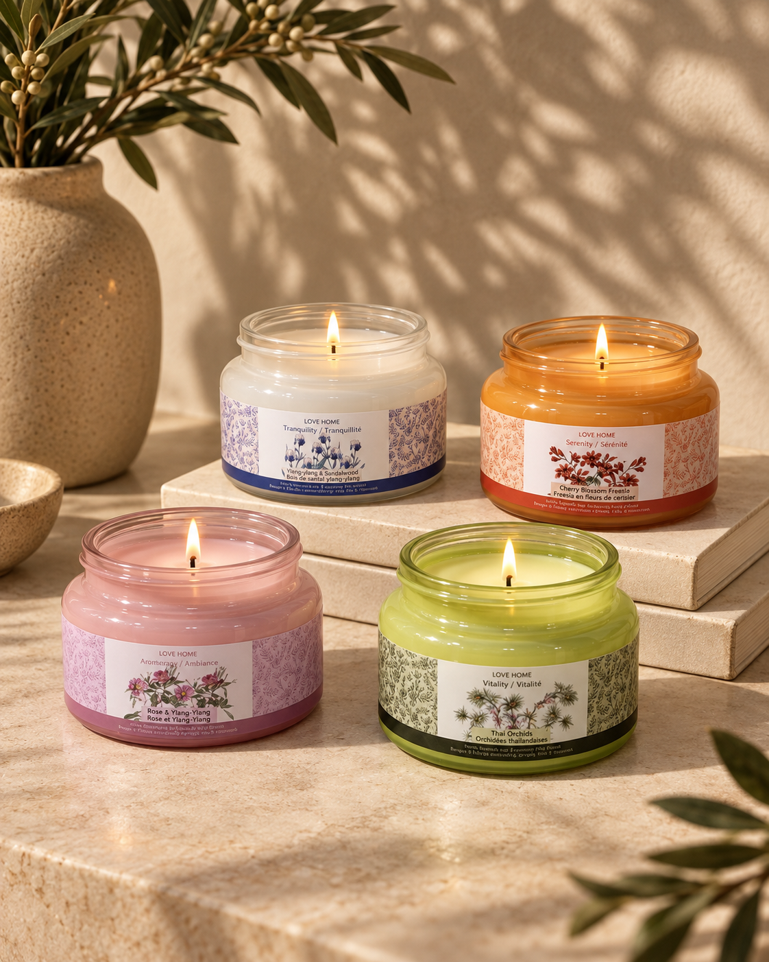 Sweetheart Scented Candle Jar - A