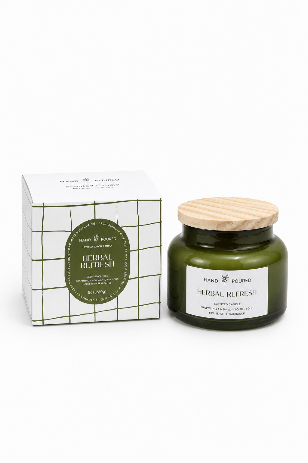 High Objects Scented Candle jar - A
