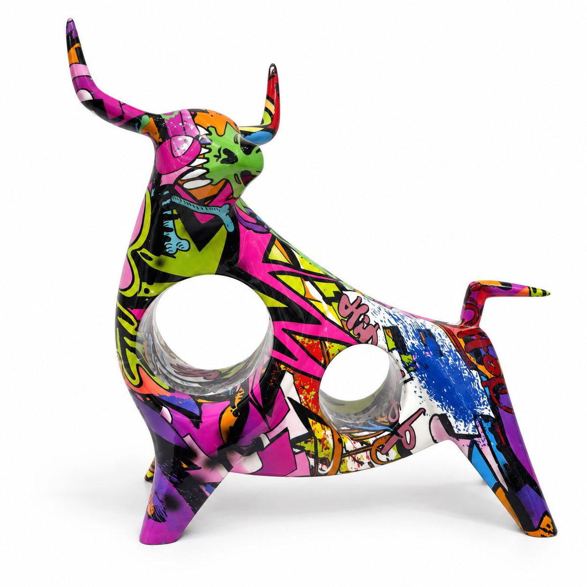 Vivid Motion Bull Showpiece