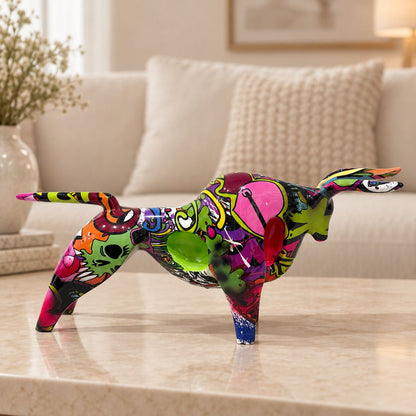 Colourwave Bull Duo Showpiece