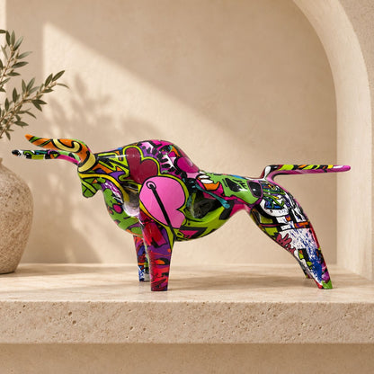 Colourwave Bull Duo Showpiece