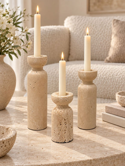Arden Marble Candle Stand