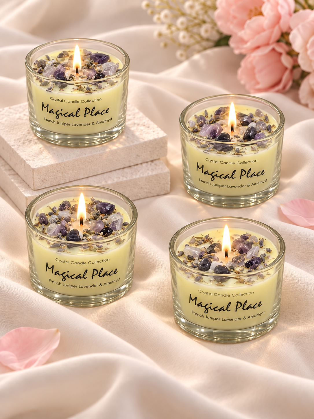 Flora Bliss Candle Set - A