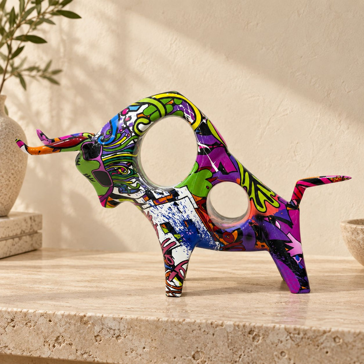 Colourburst Bull Showpiece