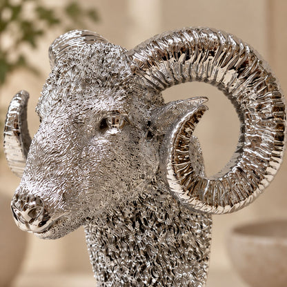 Ramora Textured Ram Sculpture
