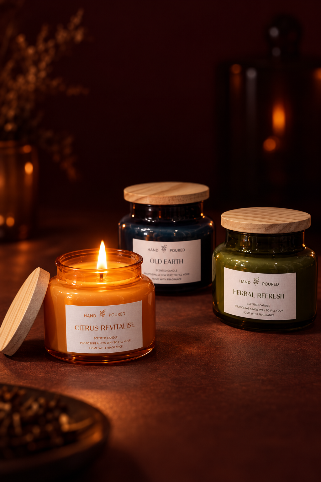 High Objects Scented Candle jar - A