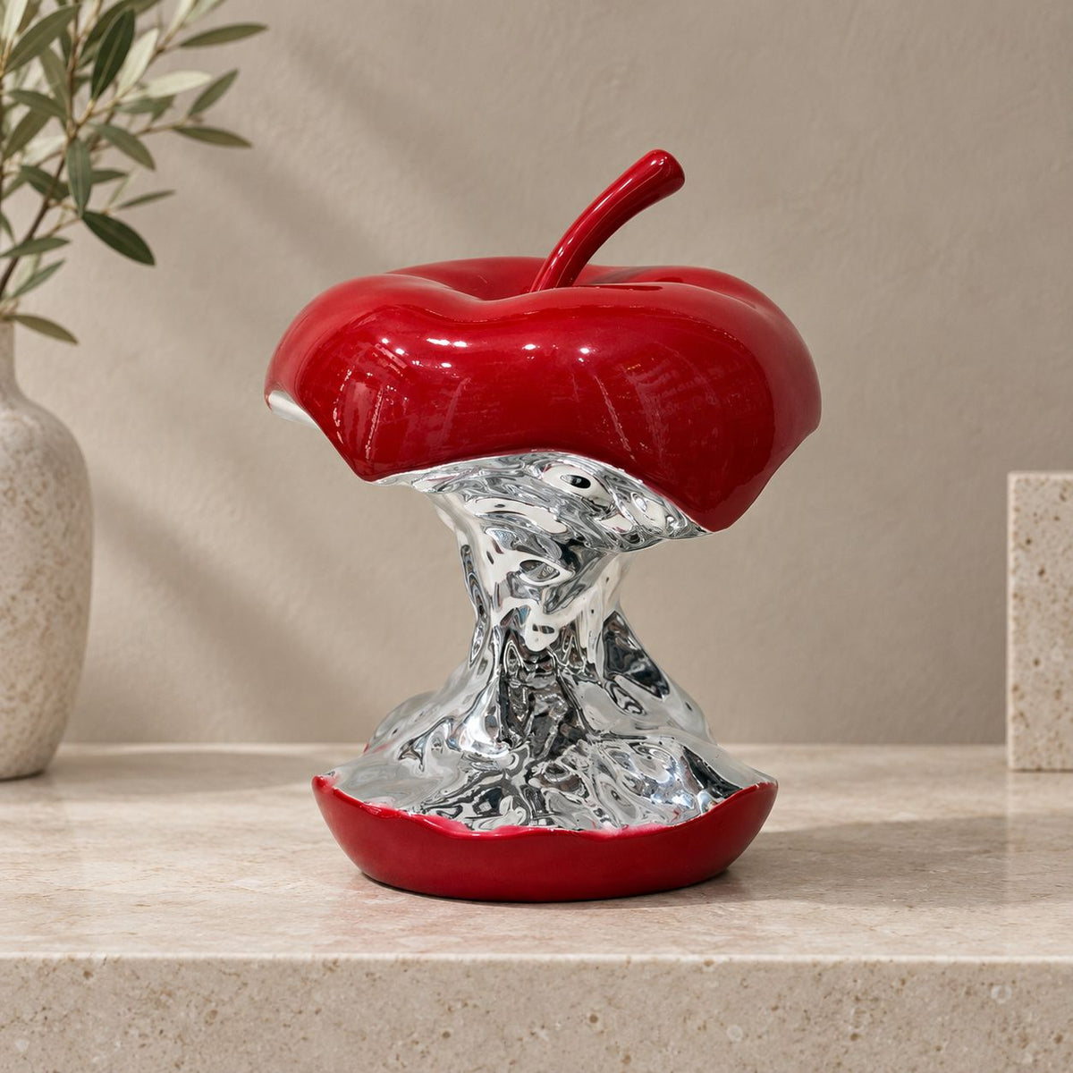 Crimson Apple Harmony Showpiece