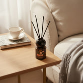 High Objects Blossom Reed Aroma Diffuser with fresh floral scent in a glass bottle with natural reeds.