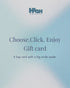 High Objects e-gift card for someone special, choose, click, enjoy, a tiny card with a big smile inside.
