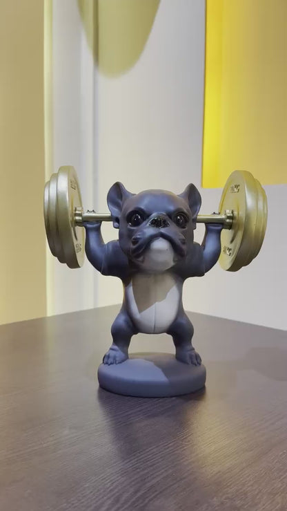 Sport Bulldog (Weightlifting) Showpiece