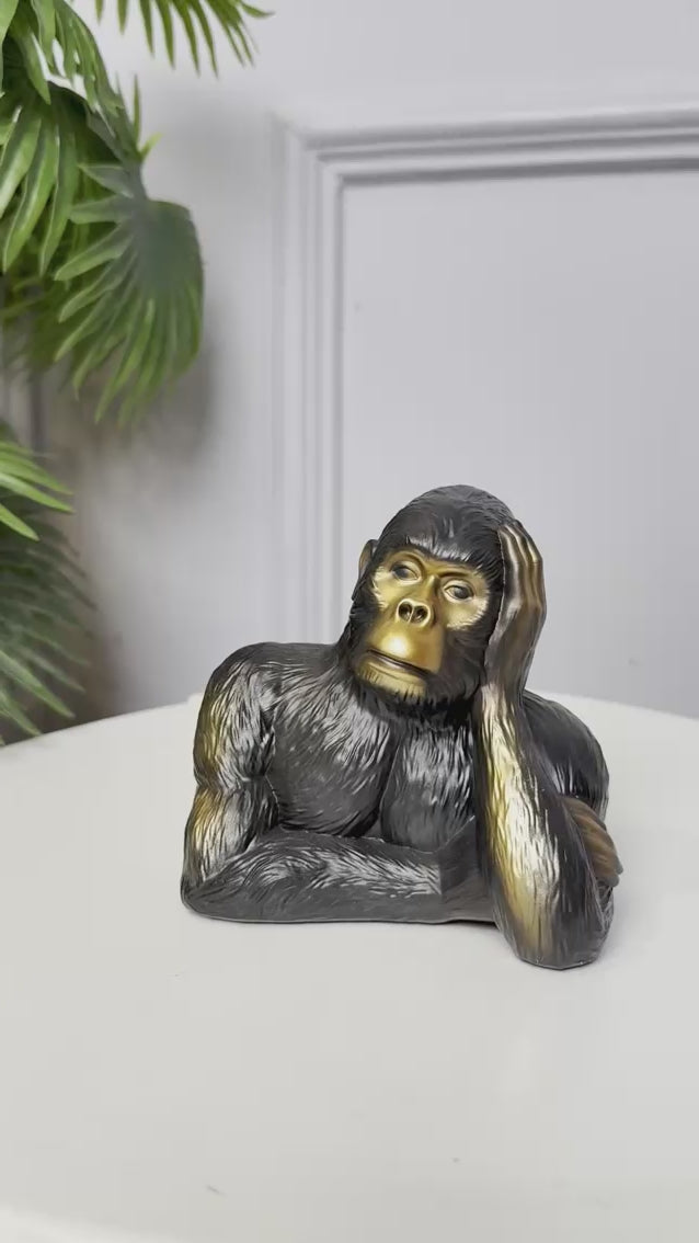 Pensive Gorilla Showpiece