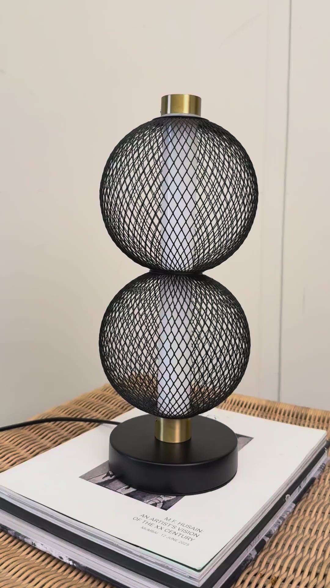 Celeste Duo Mesh Table Lamp