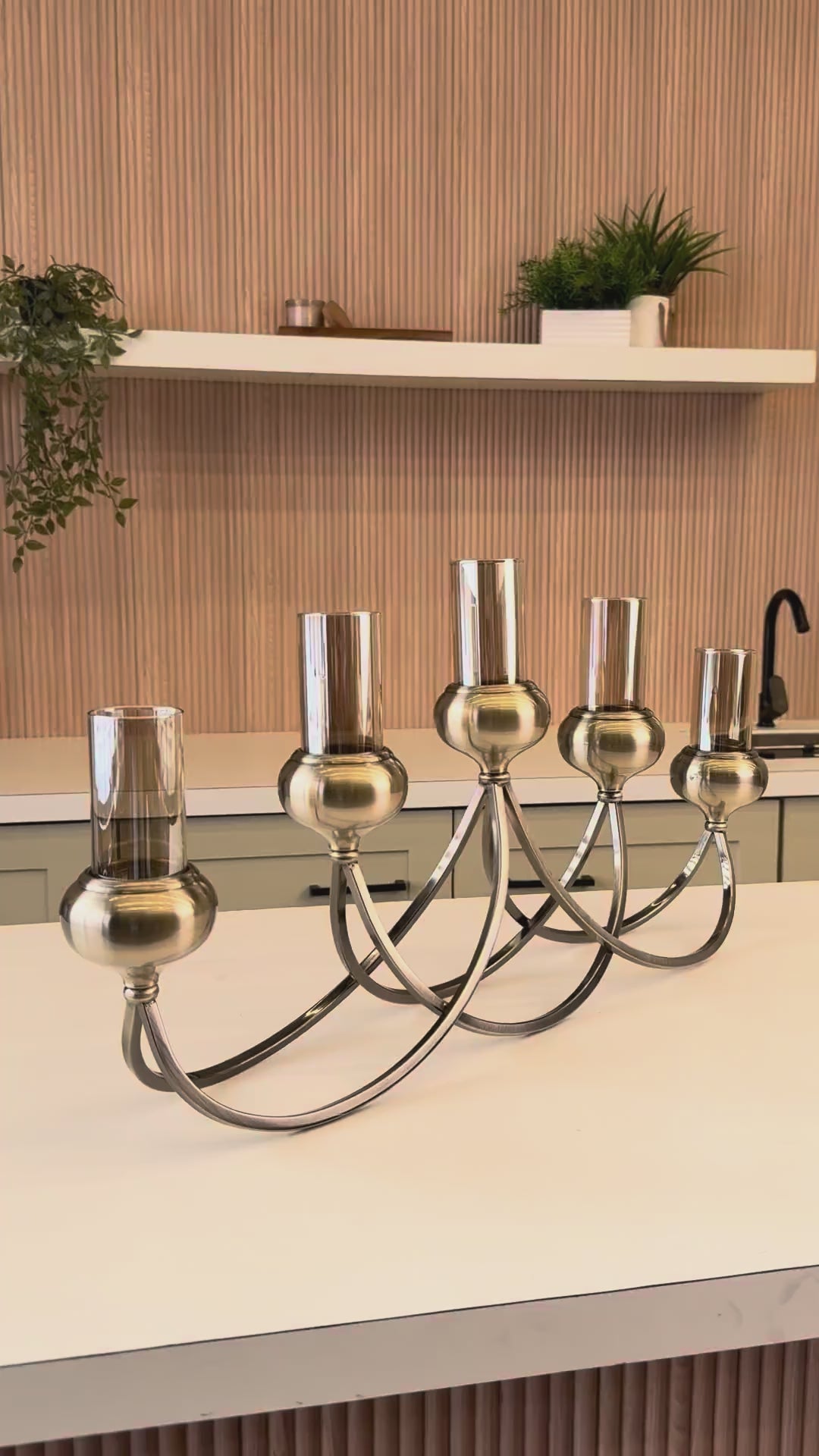 Aria Five-Arm Candle Stand